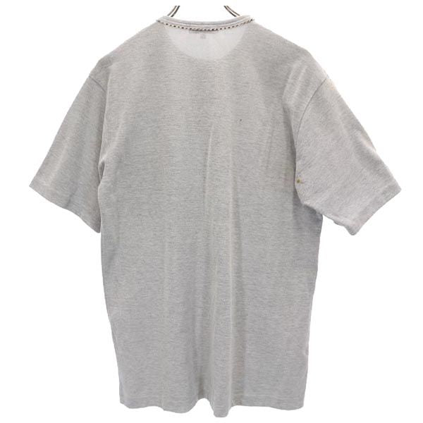 ダックス 半袖 ヘンリーネック Tシャツ L グレー系 DAKS メンズ