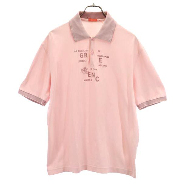 GREENCLUBS グリーンクラブ 半袖 ポロシャツ 3 ピンク メンズ