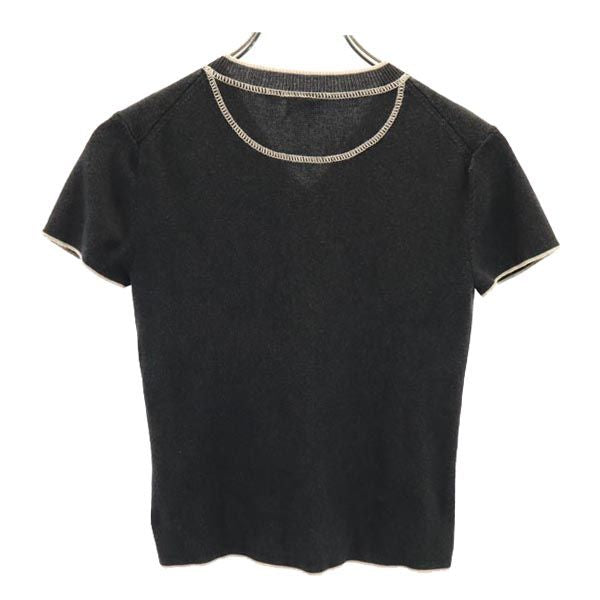 ARMANI EXCHANGE アルマーニエクスチェンジ 半袖 Vネック カットソー S グレー シャツ レディース
