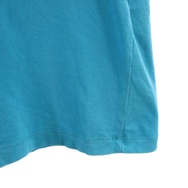 marimekko マリメッコ 半袖 Aライン Tシャツ M 水色系 フレンチスリーブ レディース