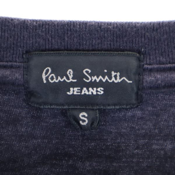 Paul Smith JEANS ポールスミスジーンズ シマウマ 半袖 Tシャツ S 紺系 メンズ