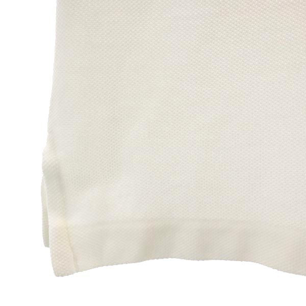 PEARLY GATES パーリーゲイツ 日本製 ゴルフ 半袖 ポロシャツ 2 ホワイト 鹿の子 レディース