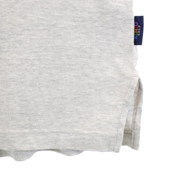 KENZO GOLF ケンゾーゴルフ 日本製 刺繍 半袖 Tシャツ 2 グレー系 メンズ