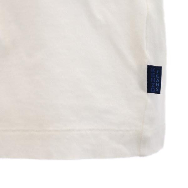 KENZO JEANS ケンゾージーンズ バックプリント 半袖 Tシャツ FREE ホワイト系 メンズ