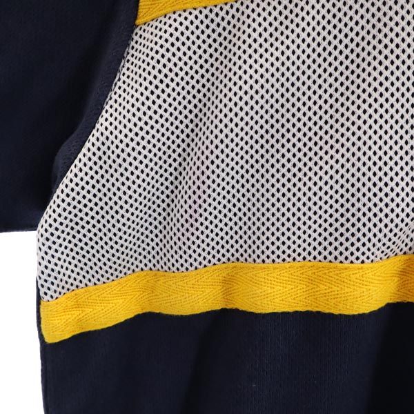 Champion チャンピオン 半袖 メッシュ切替 Tシャツ M 紺系 メンズ