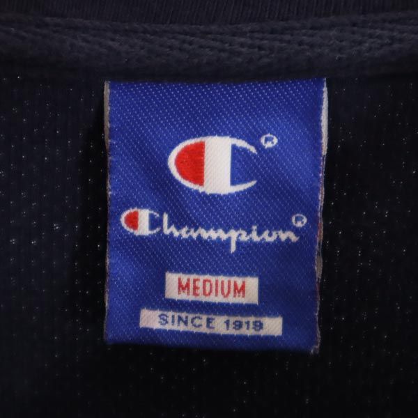Champion チャンピオン 半袖 メッシュ切替 Tシャツ M 紺系 メンズ