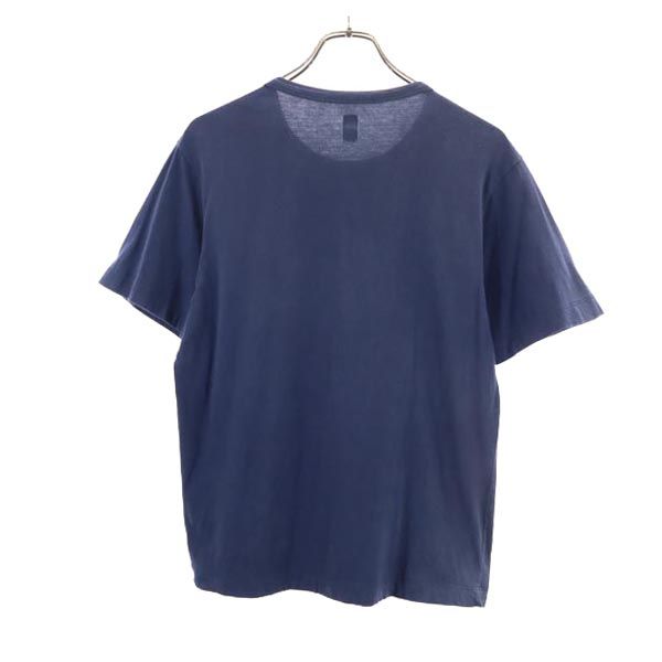 KATO カトー プリント 半袖 Tシャツ S ネイビー メンズ