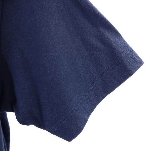 KATO カトー プリント 半袖 Tシャツ S ネイビー メンズ