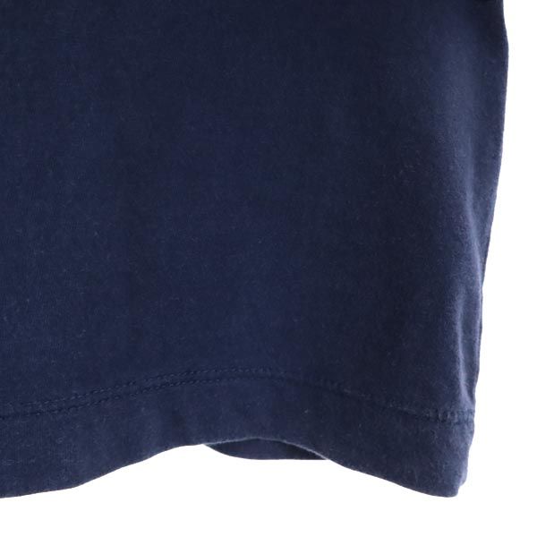 KATO カトー プリント 半袖 Tシャツ S ネイビー メンズ