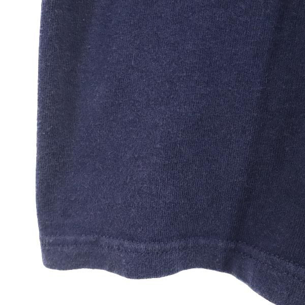 Champion チャンピオン 90s オールド 青タグ ロゴプリント 半袖 Tシャツ L ネイビー メンズ