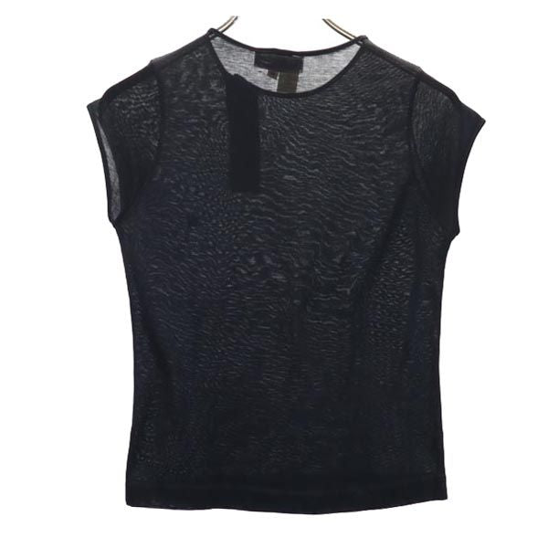 LANVIN ランバン イタリア製 半袖 カットソー 40 黒 レディース