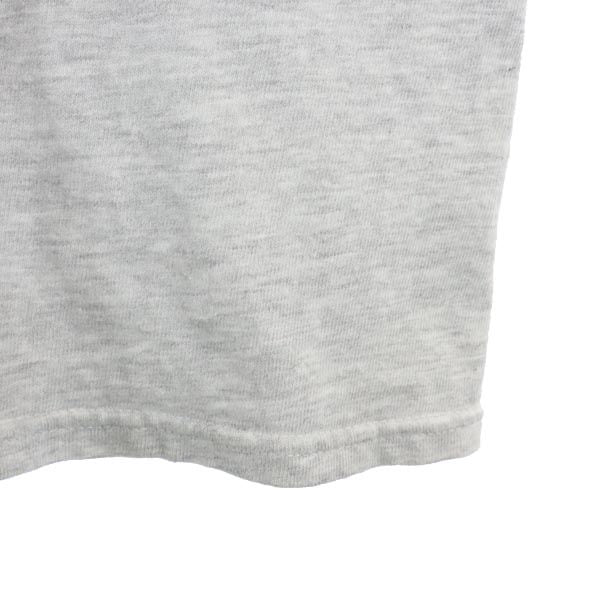 Champion チャンピオン ロゴプリント 半袖 Tシャツ L グレー クルーネック メンズ