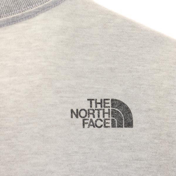 THE NORTH FACE ノースフェイス NT31484 プリント 半袖 Tシャツ L グレー アウトドア メンズ