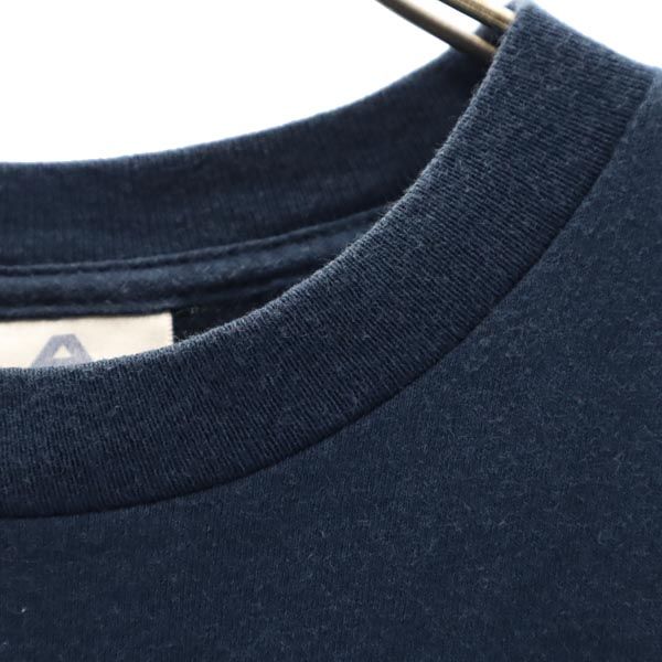 ALSTYLE APPAREL&ACTIVEWEAR アルスタイルアパレルアンドアクティブウェアー Felix プリント 半袖 Tシャツ M 紺系 メンズ