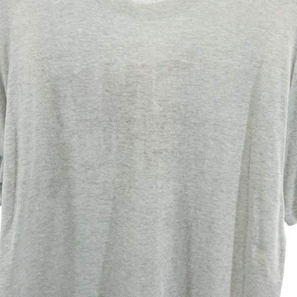 Hanes ヘインズ 90s オールド USA製 プリント 半袖 Tシャツ 42-44 グレー系 メンズ