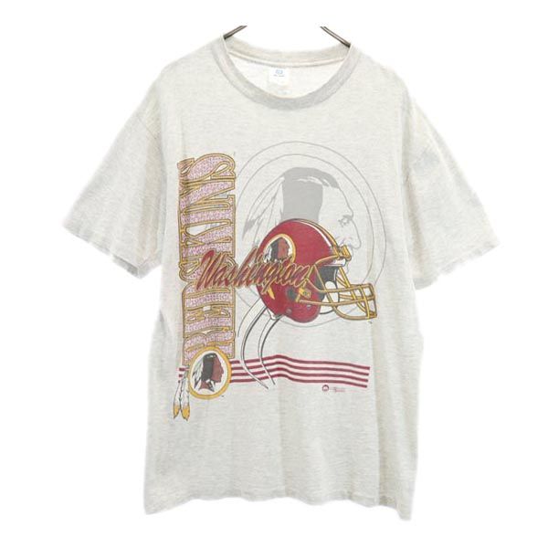 BELTON ベルトン 90s オールド USA製 プリント 半袖 Tシャツ L グレー系 メンズ