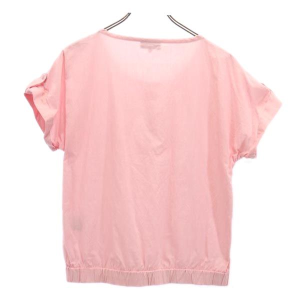 LACOSTE ラコステ 半袖 ハーフボタン カットソー 40 ピンク 半袖シャツ レディース