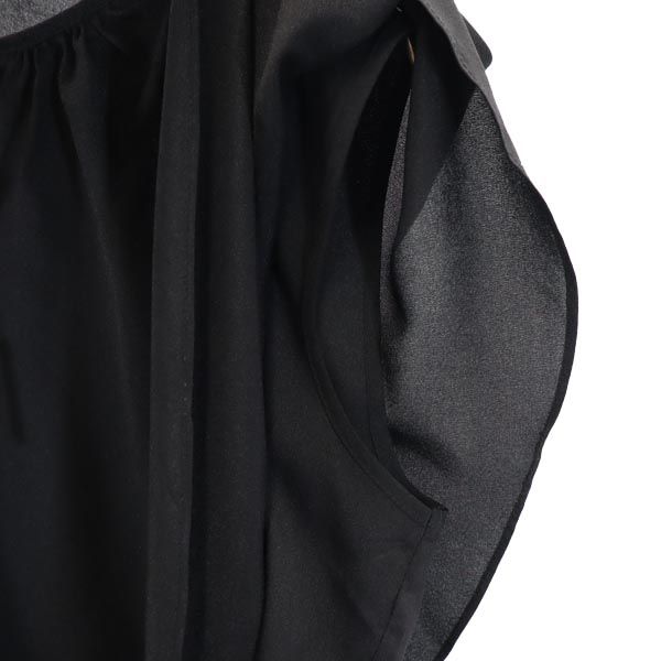 Calvin klein カルバンクライン 半袖 カットソー S 黒 フリル袖 レディース