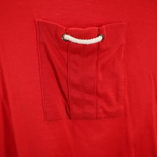 PIA SPORTS ピアスポーツ 半袖 Tシャツ 4 赤 胸ポケット付 メンズ