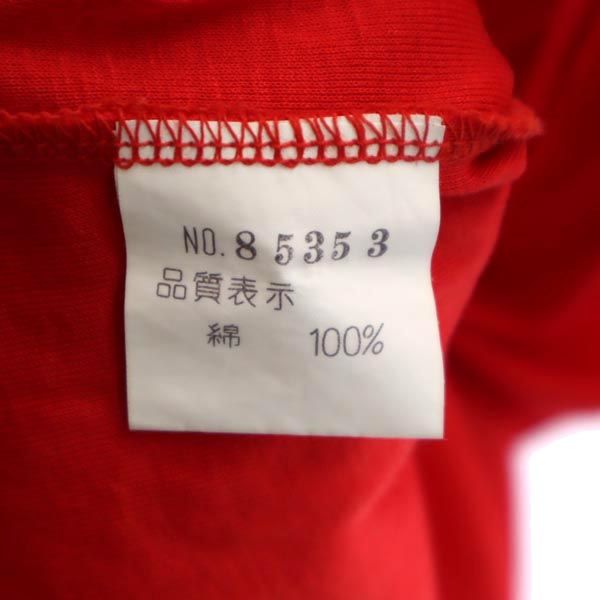 PIA SPORTS ピアスポーツ 半袖 Tシャツ 4 赤 胸ポケット付 メンズ