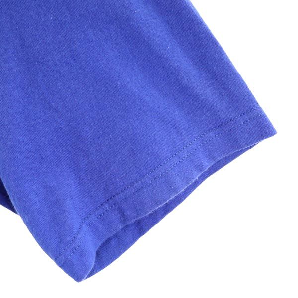 mickey & co. ミッキーアンドコー USA製 ミッキーマウス プリント 半袖 Tシャツ L 青 ディズニー メンズ