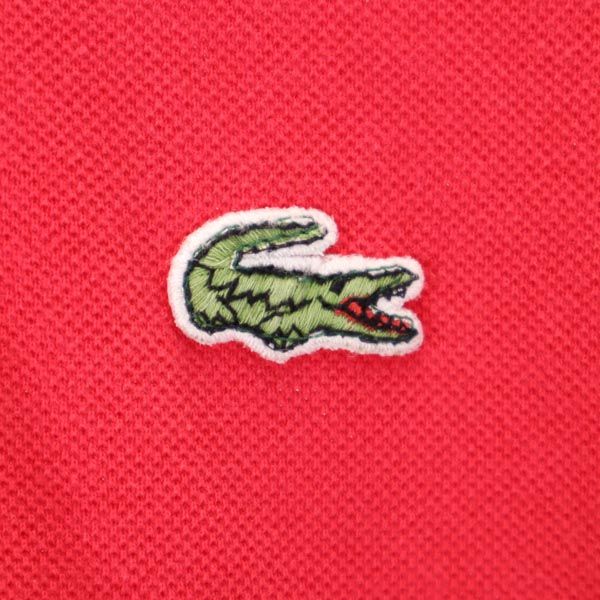 IZOD LACOSTE アイゾットラコステ 90s オールド USA製 半袖 ポロシャツ M ピンク系 鹿の子 メンズ