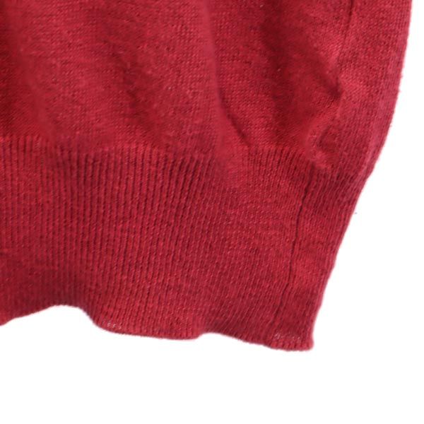 mila schon ミラショーン イタリア製 半袖 ポロシャツ レッド系 ニット 胸ポケット メンズ