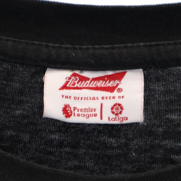 バドワイザー バックプリント 半袖 Tシャツ M ブラック系 Budweiser ロゴ メンズ