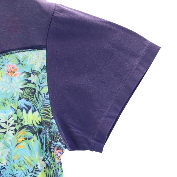 KENZO JUNGLE ケンゾージャングル 日本製 ボタニカル 半袖 Tシャツ M パープル系 レディース
