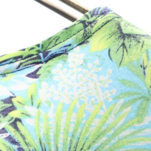 KENZO JUNGLE ケンゾージャングル 日本製 ボタニカル 半袖 Tシャツ M パープル系 レディース