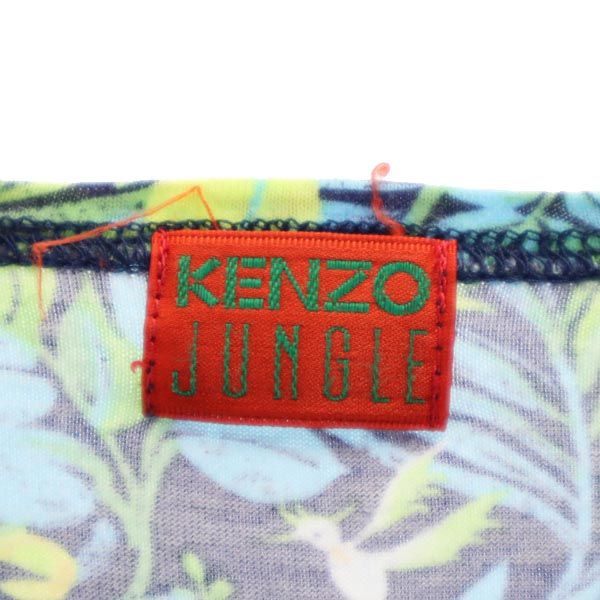 KENZO JUNGLE ケンゾージャングル 日本製 ボタニカル 半袖 Tシャツ M パープル系 レディース