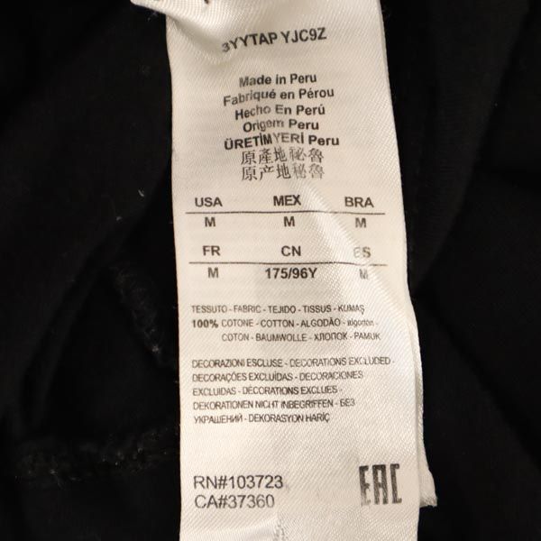 アルマーニエクスチェンジ プリント 半袖 Tシャツ M ブラック系 ARMANI EXCHANGE レディース