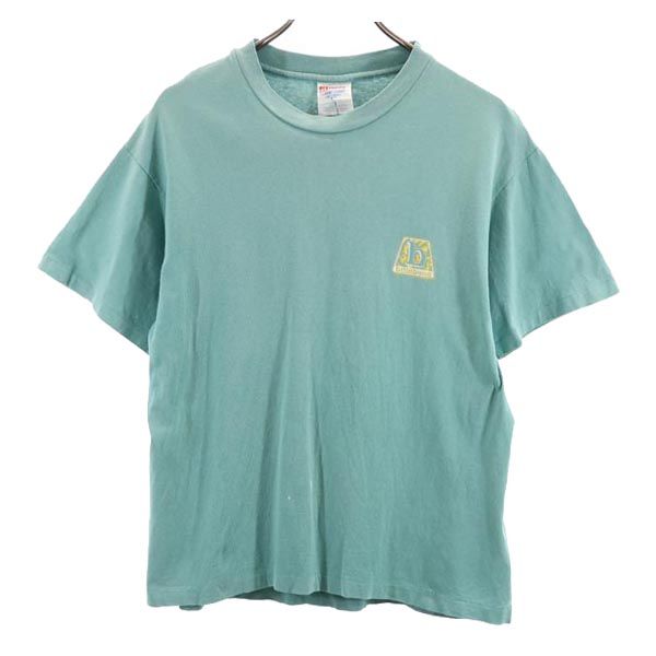 Hanes BILLABONG ヘインズ ビラボン 90s オールド バックプリント 半袖 Tシャツ M グリーン系 メンズ
