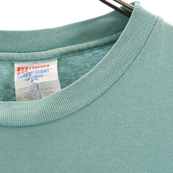 Hanes BILLABONG ヘインズ ビラボン 90s オールド バックプリント 半袖 Tシャツ M グリーン系 メンズ