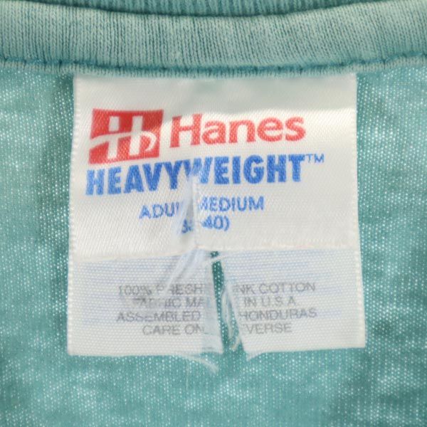 Hanes BILLABONG ヘインズ ビラボン 90s オールド バックプリント 半袖 Tシャツ M グリーン系 メンズ