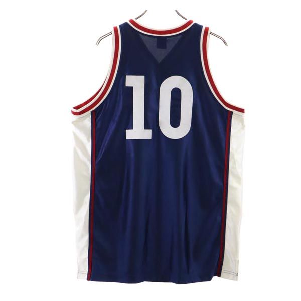 NIKE ナイキ ROOT'S 背番号10 バスケ ウェア XXL 紺 ビッグサイズ タンクトップ メンズ