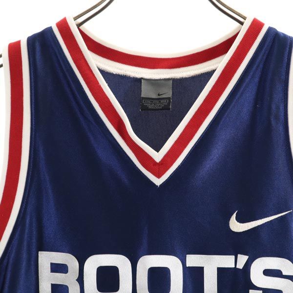 NIKE ナイキ ROOT'S 背番号10 バスケ ウェア XXL 紺 ビッグサイズ タンクトップ メンズ
