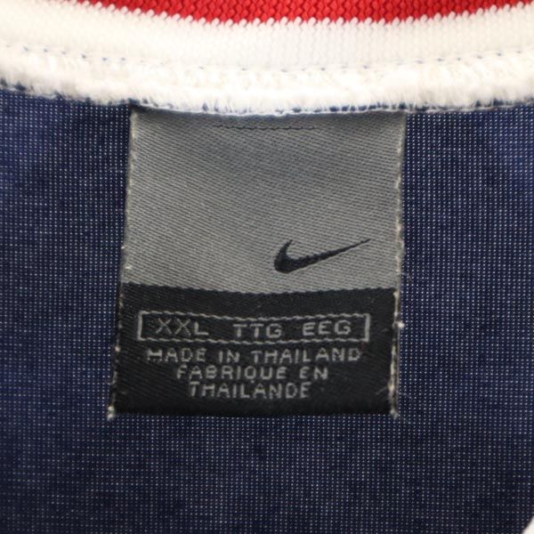 NIKE ナイキ ROOT'S 背番号10 バスケ ウェア XXL 紺 ビッグサイズ タンクトップ メンズ