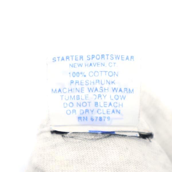 STARTER スターター 90s オールド USA製 プリント 半袖 ワシントンレッドスキンズ Tシャツ L グレー系 メンズ