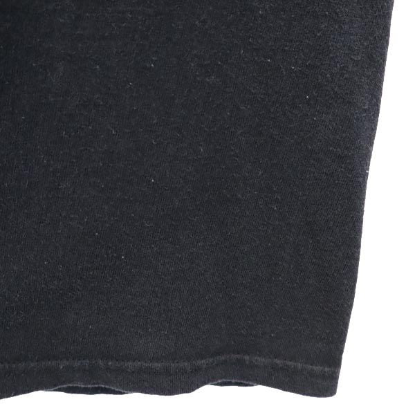 Hanes ヘインズ プリント マイケルジャクソン 半袖 Tシャツ M ブラック系 バンT メンズ