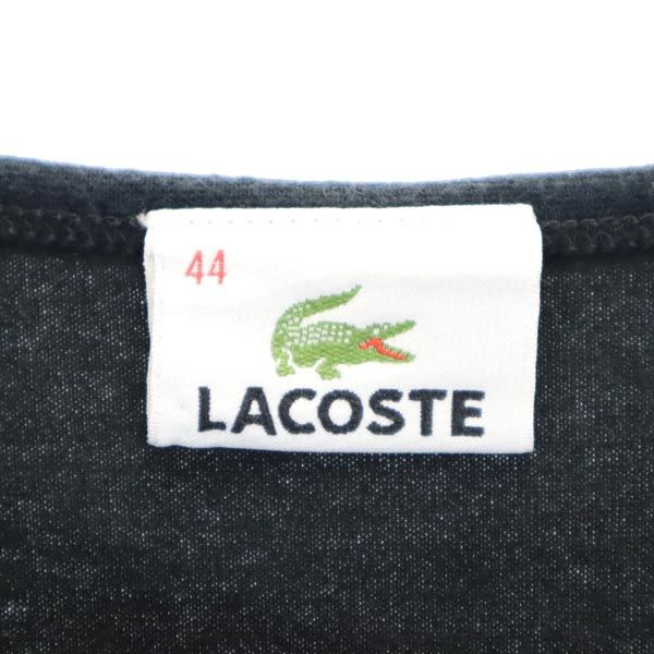 LACOSTE ラコステ 半袖 Tシャツ 44 ブラック レディース