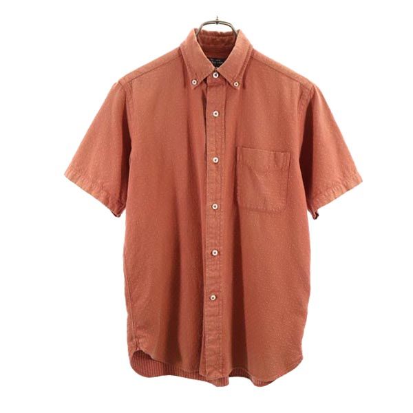 SUGAR CANE シュガーケーン SC33510 半袖 ボタンダウンシャツ M ブラウン メンズ