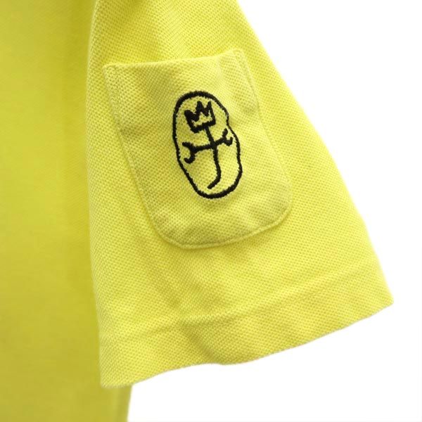 JC de CASTELBAJAC カステルバジャック 日本製 半袖 ポロシャツ 1 イエロー 鹿の子 レディース