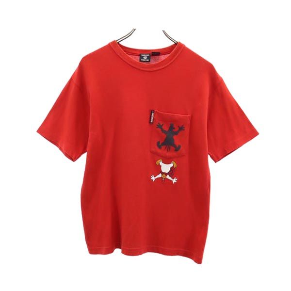 ワーナーブラザーズ フォグホーン レグホーン 半袖 Tシャツ XS 赤 Warner Bros warner bros メンズ