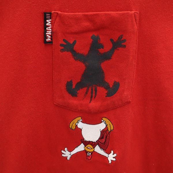 ワーナーブラザーズ フォグホーン レグホーン 半袖 Tシャツ XS 赤 Warner Bros warner bros メンズ