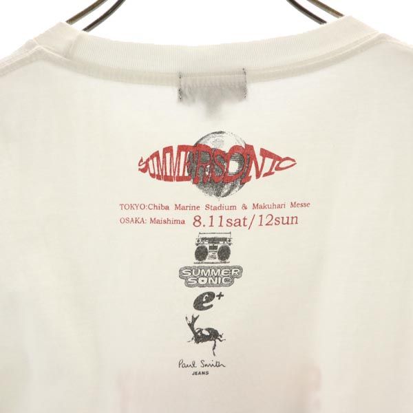 Paul Smith JEANS ポールスミスジーンズ 半袖 クルーネック Tシャツ S ホワイト メンズ