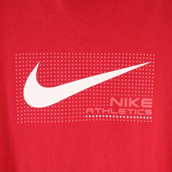 NIKE ナイキ 90s 00s 白タグ オールド 半袖 クルーネック Tシャツ L レッド メンズ