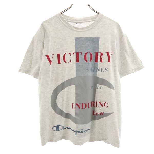 Champion チャンピオン USA製 半袖 Tシャツ L グレー メンズ