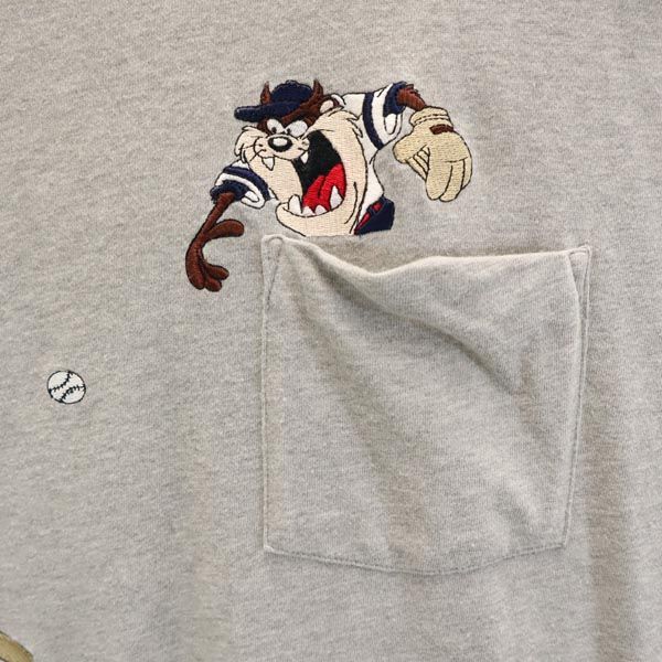 ACME CLOTHING アクメクロージング ルーニーテューンズ 半袖 Tシャツ M グレー系 タスマニアンデビル バッグスバニー キャラクター メンズ