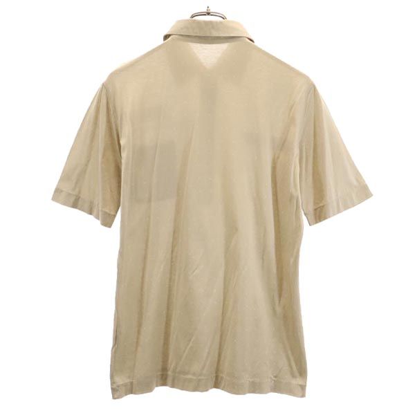 Pierre Cardin ピエールカルダン 半袖 ポロシャツ M ベージュ系 メンズ